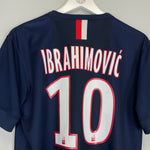 2014/15 PSG IBRAHIMOVIC 10 HOME SHIRT (M) NIKE - Cult Kits - Medium - Buy Vintage Football Shirts, Authentic Retro Football Shirts For Sale, Classic Football Shirts & Soccer Jersey