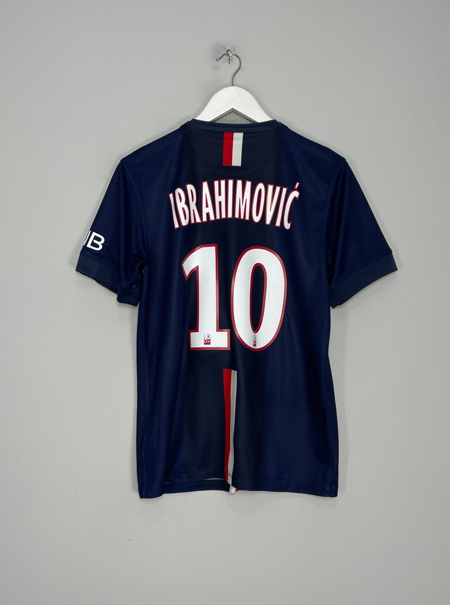 Shop 2014/15 PSG IBRAHIMOVIC #10 HOME SHIRT (S) NIKE, classic football shirts, vintage football shirts & retro soccer jerseys at Cult Kits