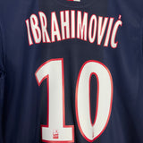 Shop 2014/15 PSG IBRAHIMOVIC #10 HOME SHIRT (S) NIKE, classic football shirts, vintage football shirts & retro soccer jerseys at Cult Kits