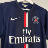 Shop 2014/15 PSG IBRAHIMOVIC #10 HOME SHIRT (S) NIKE, classic football shirts, vintage football shirts & retro soccer jerseys at Cult Kits