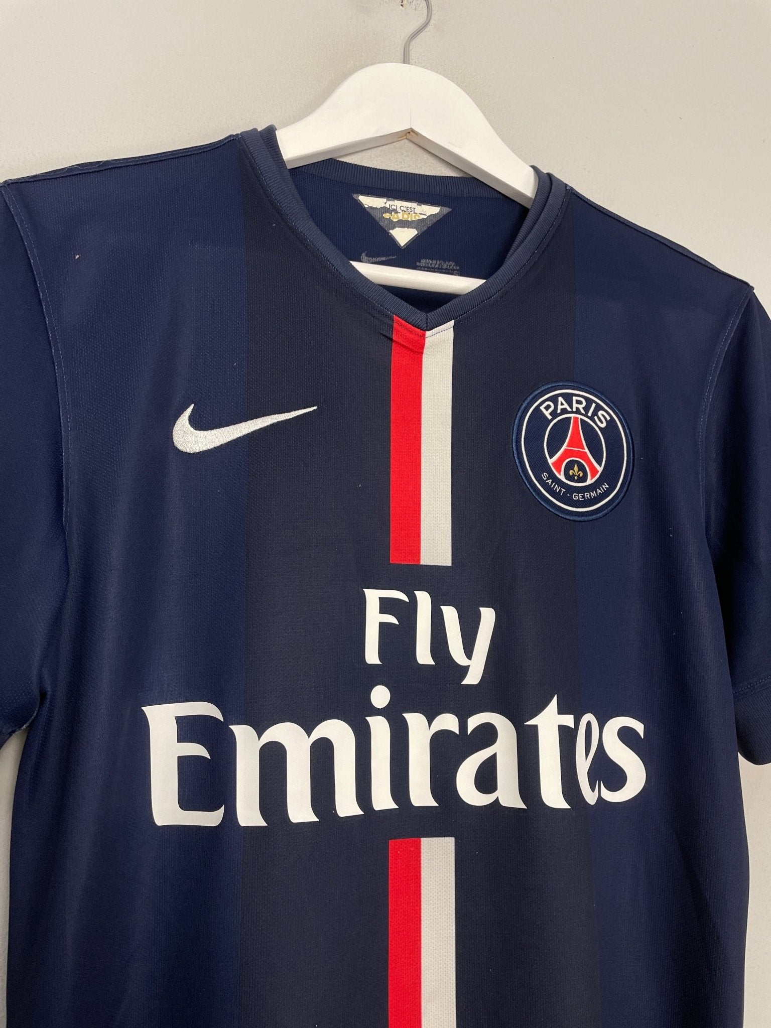 Shop 2014/15 PSG IBRAHIMOVIC #10 HOME SHIRT (S) NIKE, classic football shirts, vintage football shirts & retro soccer jerseys at Cult Kits