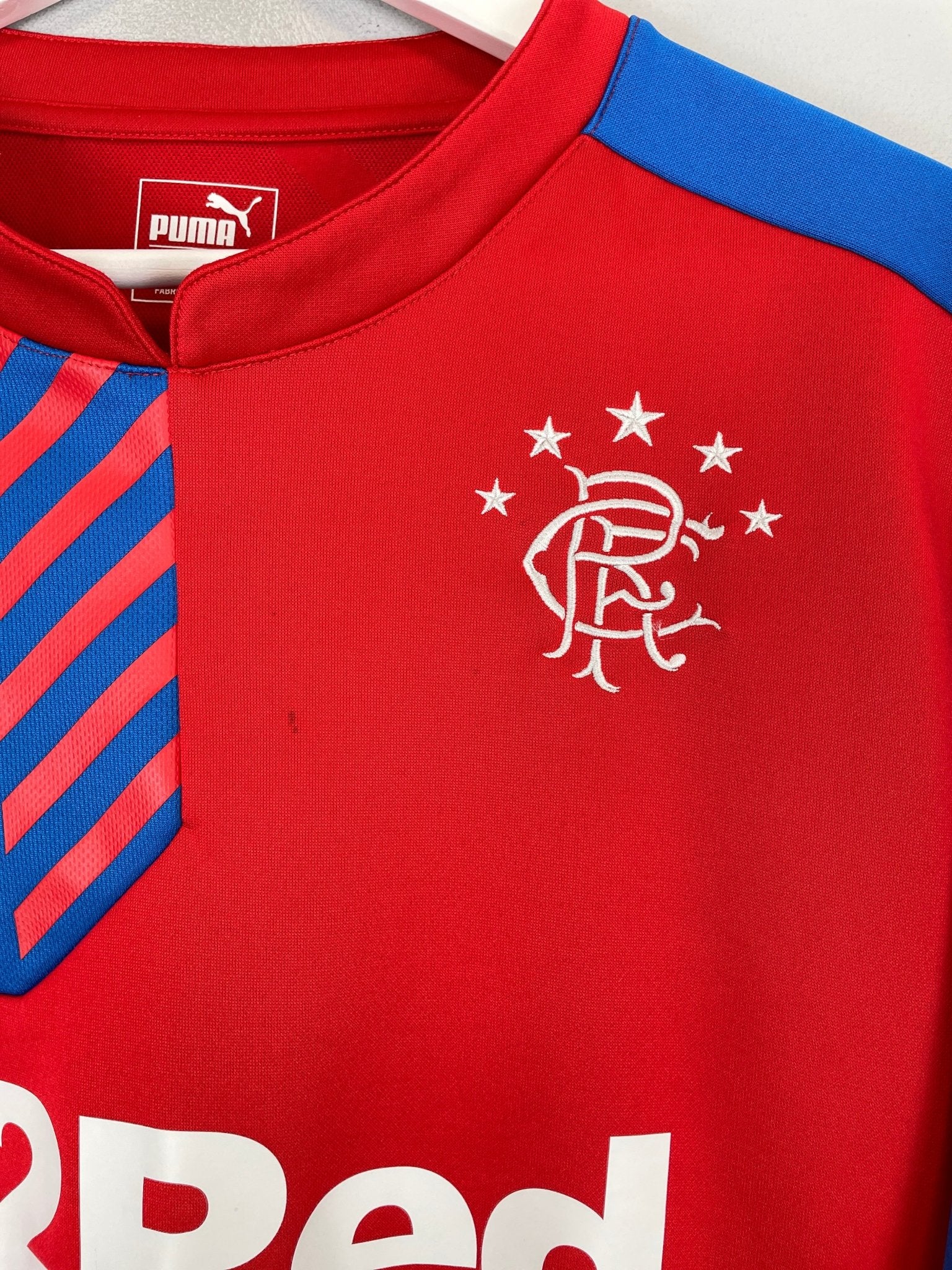Shop 2014/15 RANGERS JUMPER (L) PUMA, classic football shirts, vintage football shirts & retro soccer jerseys at Cult Kits