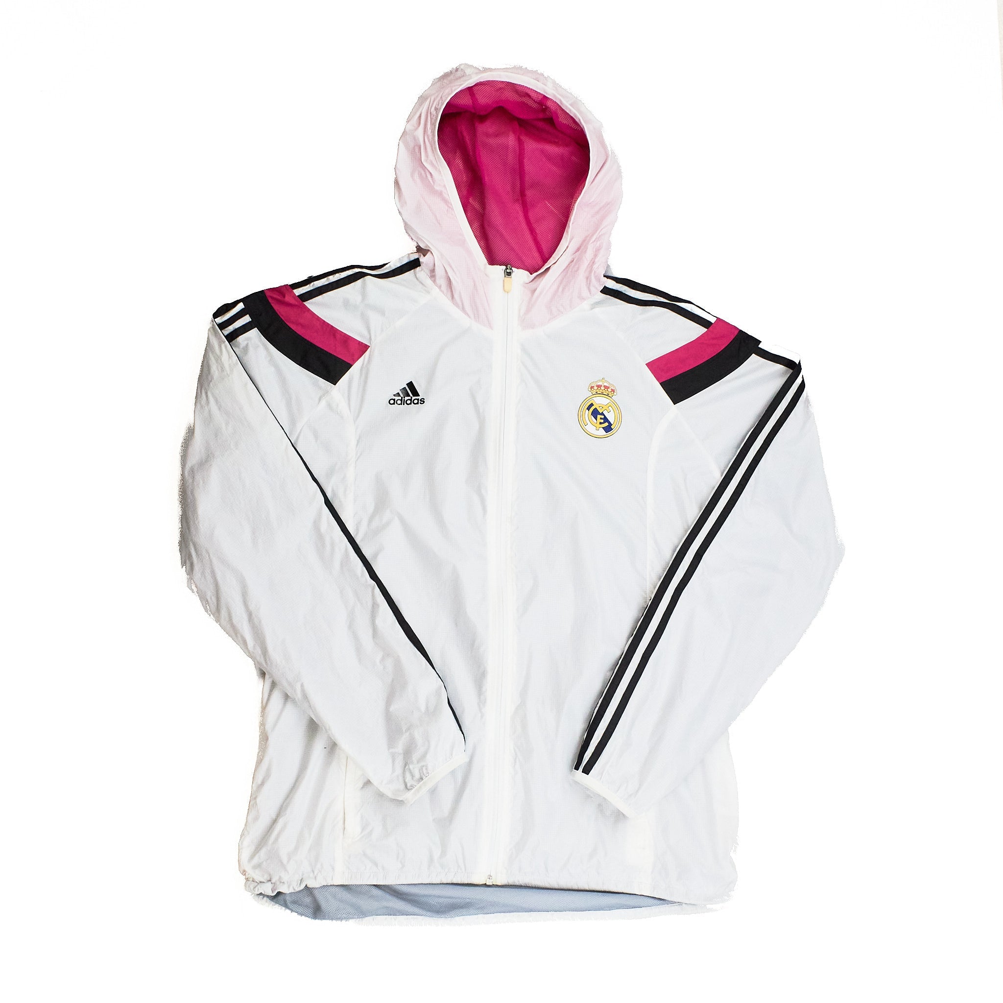 Buy 2014/15 Real Madrid Anthem Jacket (XL) Adidas ~ Free worldwide shipping ~ Authentic Vintage Football Shirts from Cult Kits