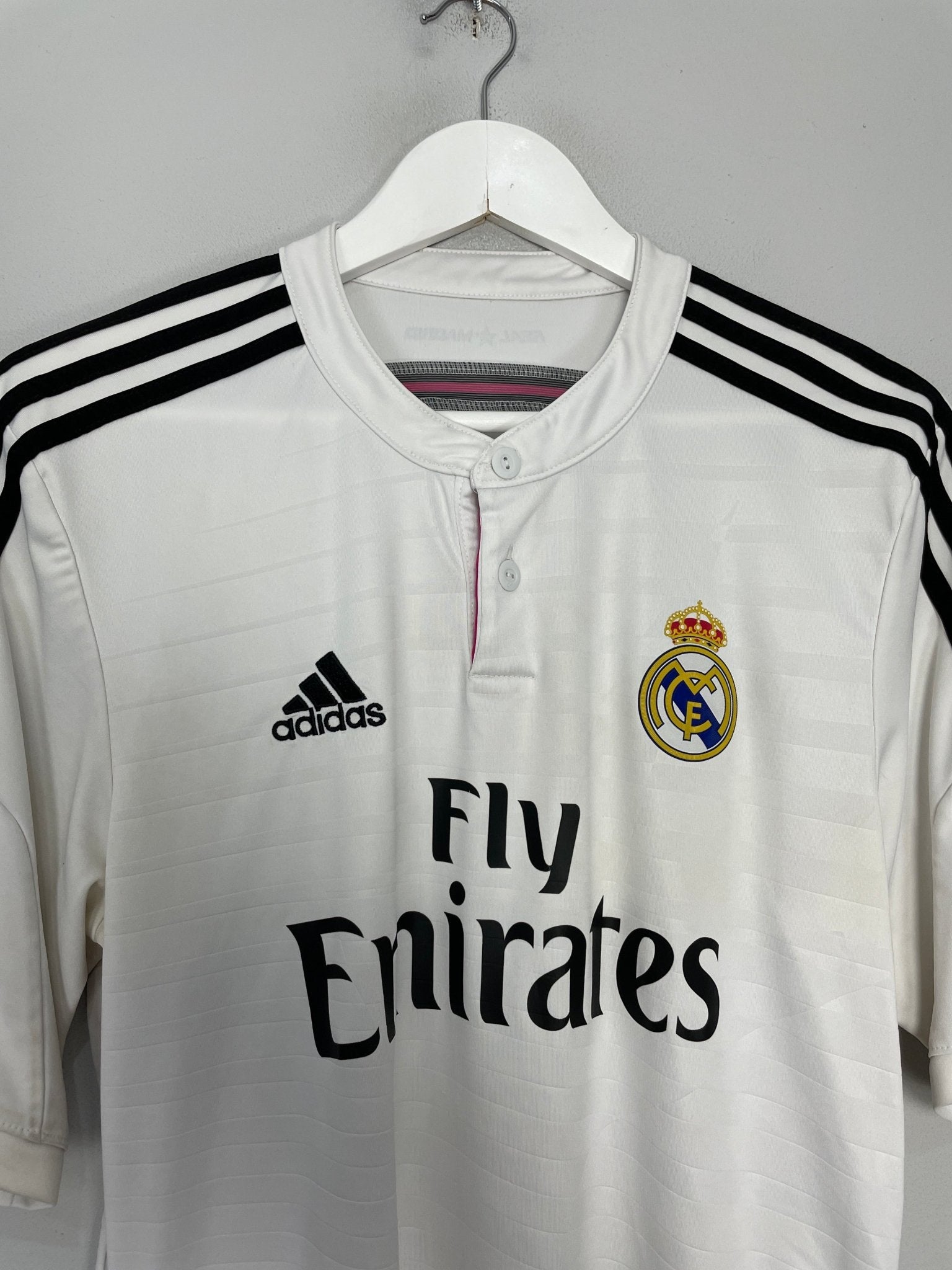 Shop 2014/15 REAL MADRID BALE #11 HOME SHIRT (L) ADIDAS, classic football shirts, vintage football shirts & retro soccer jerseys at Cult Kits