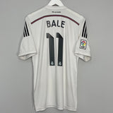 Shop 2014/15 REAL MADRID BALE #11 HOME SHIRT (L) ADIDAS, classic football shirts, vintage football shirts & retro soccer jerseys at Cult Kits
