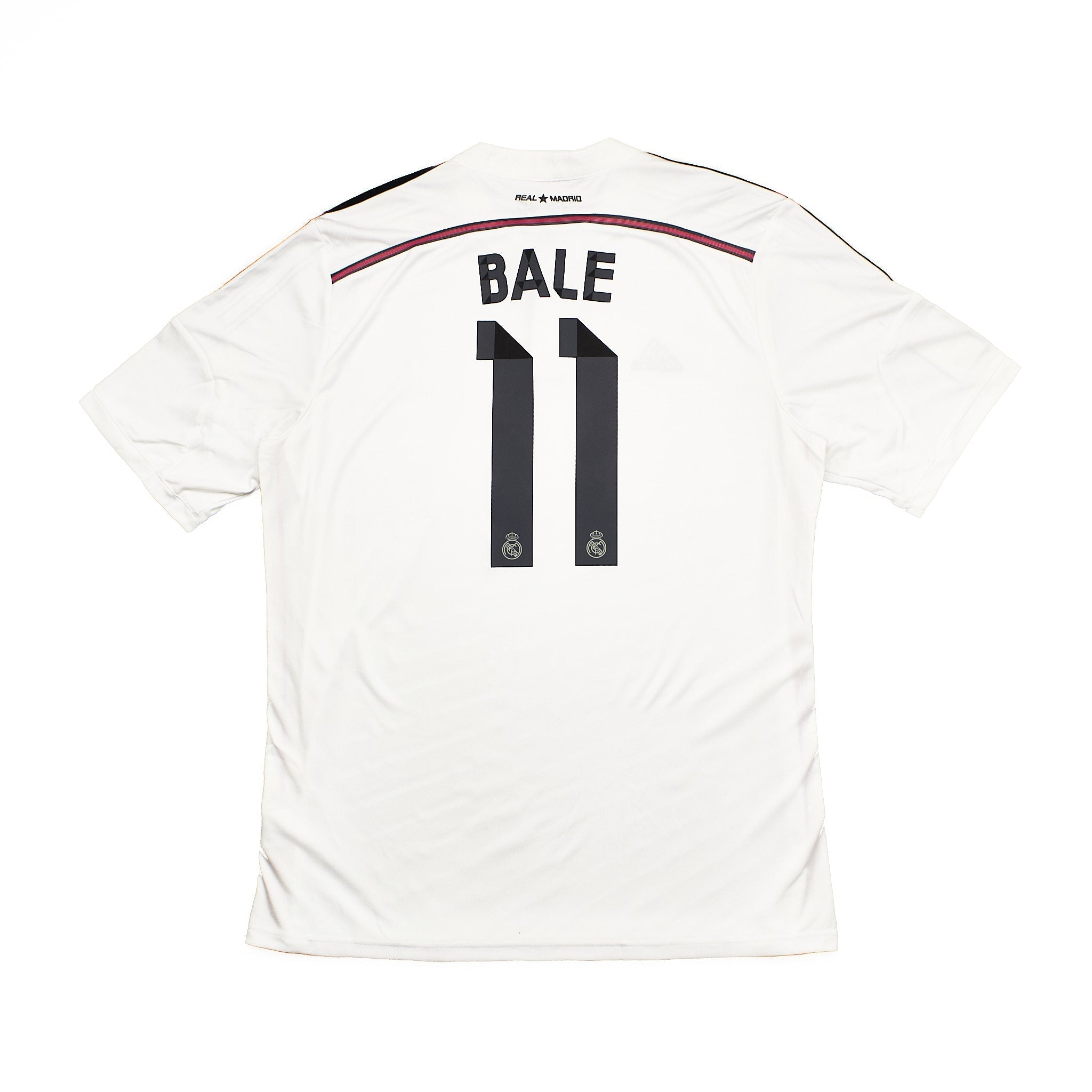 Buy 2014/15 Real Madrid Bale 11 Home Shirt (XL) Adidas ~ Free worldwide shipping ~ Authentic Vintage Football Shirts from Cult Kits