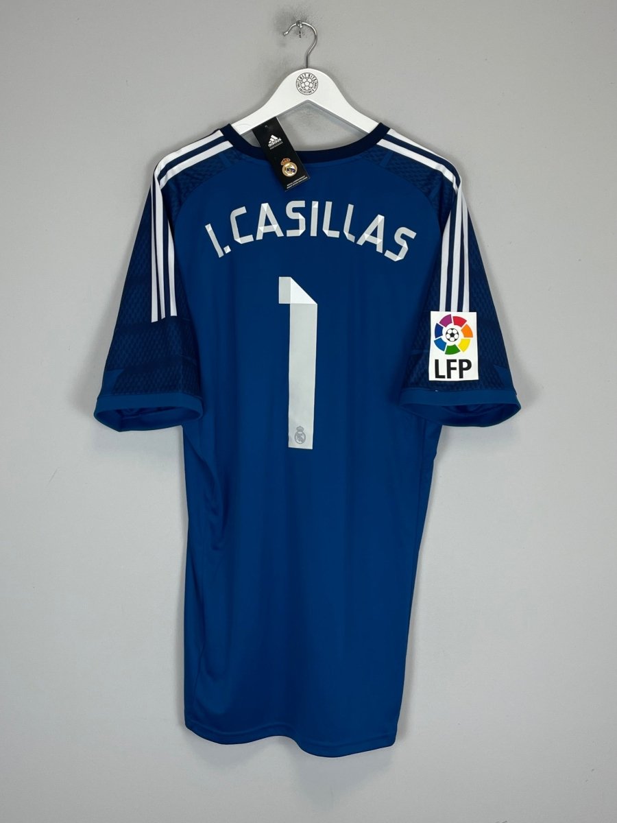 2014/15 REAL MADRID CASILLAS 1 *BNWT* GK SHIRT (XL) ADIDAS - Cult Kits - XL - Buy Vintage Football Shirts, Authentic Retro Football Shirts For Sale, Classic Football Shirts & Soccer Jersey