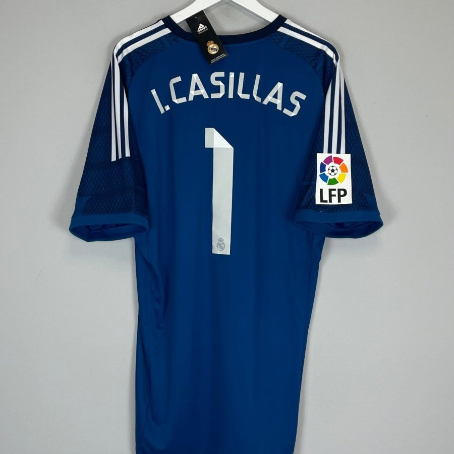 2014/15 REAL MADRID CASILLAS 1 *BNWT* GK SHIRT (XL) ADIDAS - Cult Kits - XL - Buy Vintage Football Shirts, Authentic Retro Football Shirts For Sale, Classic Football Shirts & Soccer Jersey