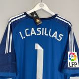 2014/15 REAL MADRID CASILLAS 1 *BNWT* GK SHIRT (XL) ADIDAS - Cult Kits - XL - Buy Vintage Football Shirts, Authentic Retro Football Shirts For Sale, Classic Football Shirts & Soccer Jersey