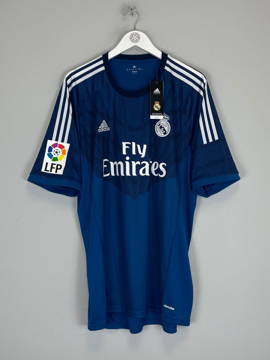 2014/15 REAL MADRID CASILLAS 1 *BNWT* GK SHIRT (XL) ADIDAS - Cult Kits - XL - Buy Vintage Football Shirts, Authentic Retro Football Shirts For Sale, Classic Football Shirts & Soccer Jersey