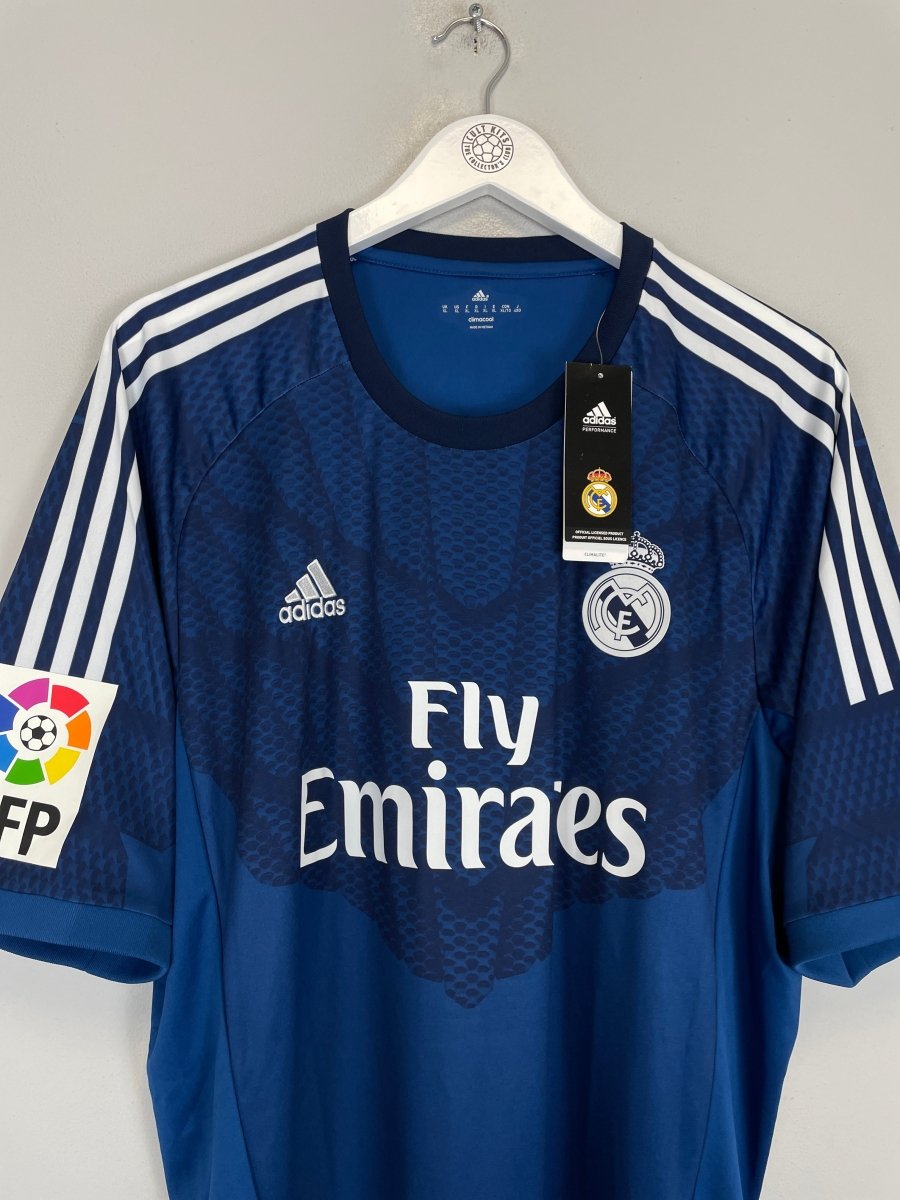 2014/15 REAL MADRID CASILLAS 1 *BNWT* GK SHIRT (XL) ADIDAS - Cult Kits - XL - Buy Vintage Football Shirts, Authentic Retro Football Shirts For Sale, Classic Football Shirts & Soccer Jersey