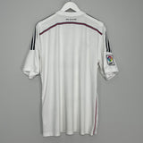 Shop 2014/15 REAL MADRID HOME SHIRT (XL) ADIDAS, classic football shirts, vintage football shirts & retro soccer jerseys at Cult Kits