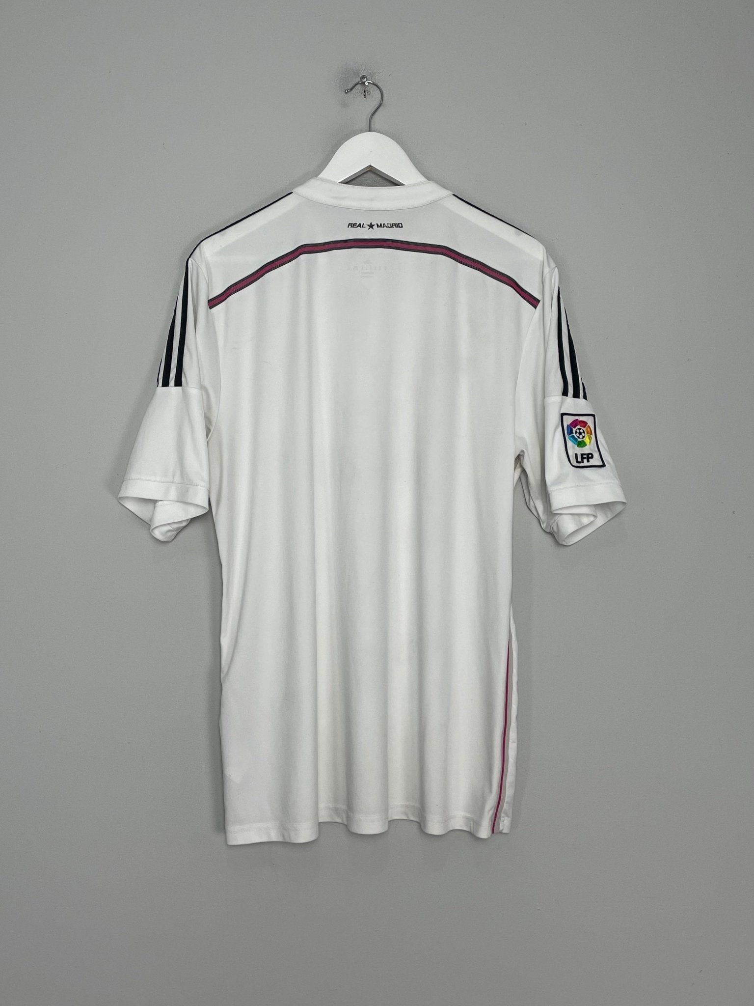 Shop 2014/15 REAL MADRID HOME SHIRT (XL) ADIDAS, classic football shirts, vintage football shirts & retro soccer jerseys at Cult Kits
