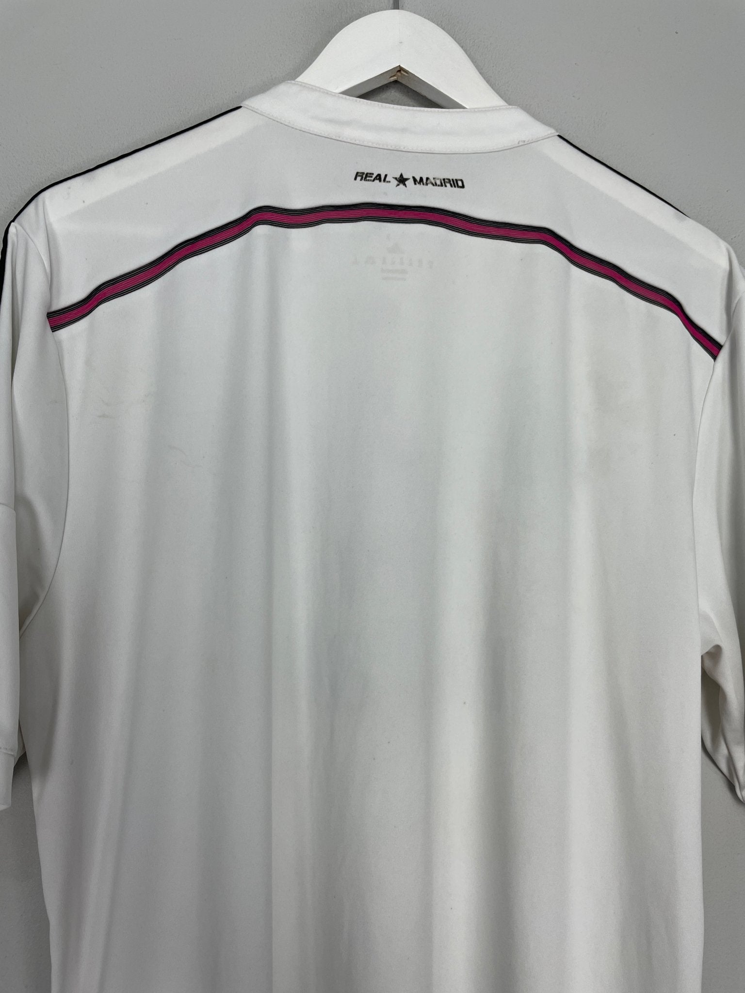 Shop 2014/15 REAL MADRID HOME SHIRT (XL) ADIDAS, classic football shirts, vintage football shirts & retro soccer jerseys at Cult Kits
