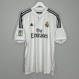 Shop 2014/15 REAL MADRID HOME SHIRT (XL) ADIDAS, classic football shirts, vintage football shirts & retro soccer jerseys at Cult Kits