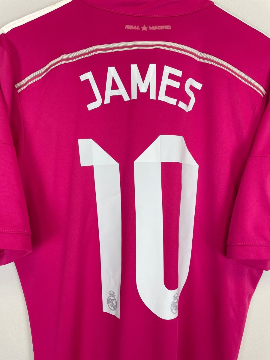 2014/15 REAL MADRID JAMES 10 AWAY SHIRT (L) ADIDAS - Cult Kits - Large - Buy Vintage Football Shirts, Authentic Retro Football Shirts For Sale, Classic Football Shirts & Soccer Jersey