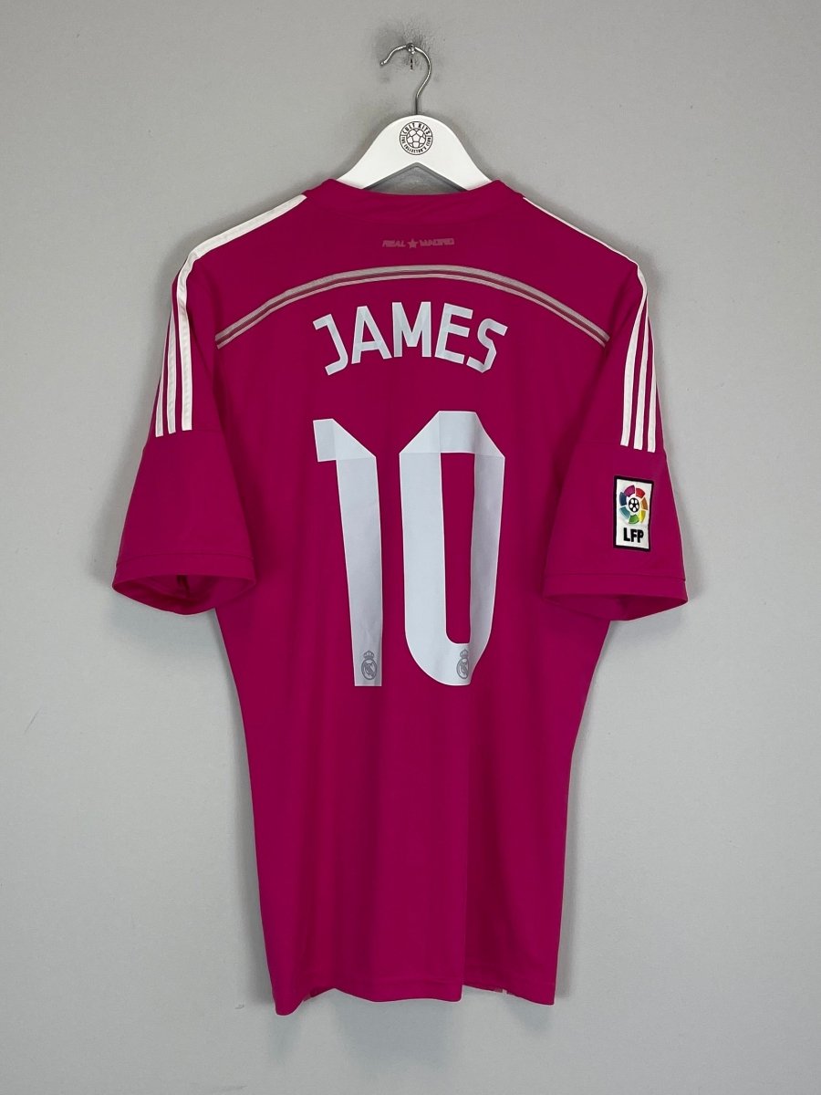 2014/15 REAL MADRID JAMES 10 AWAY SHIRT (L) ADIDAS - Cult Kits - Large - Buy Vintage Football Shirts, Authentic Retro Football Shirts For Sale, Classic Football Shirts & Soccer Jersey
