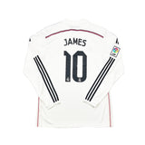 Buy 2014/15 Real Madrid James 10 L/S Home Shirt (XL) Adidas ~ Free worldwide shipping available ~ Authentic Vintage Football Shirts from Cult Kits