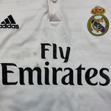 Buy 2014/15 Real Madrid James 10 L/S Home Shirt (XL) Adidas ~ Free worldwide shipping available ~ Authentic Vintage Football Shirts from Cult Kits