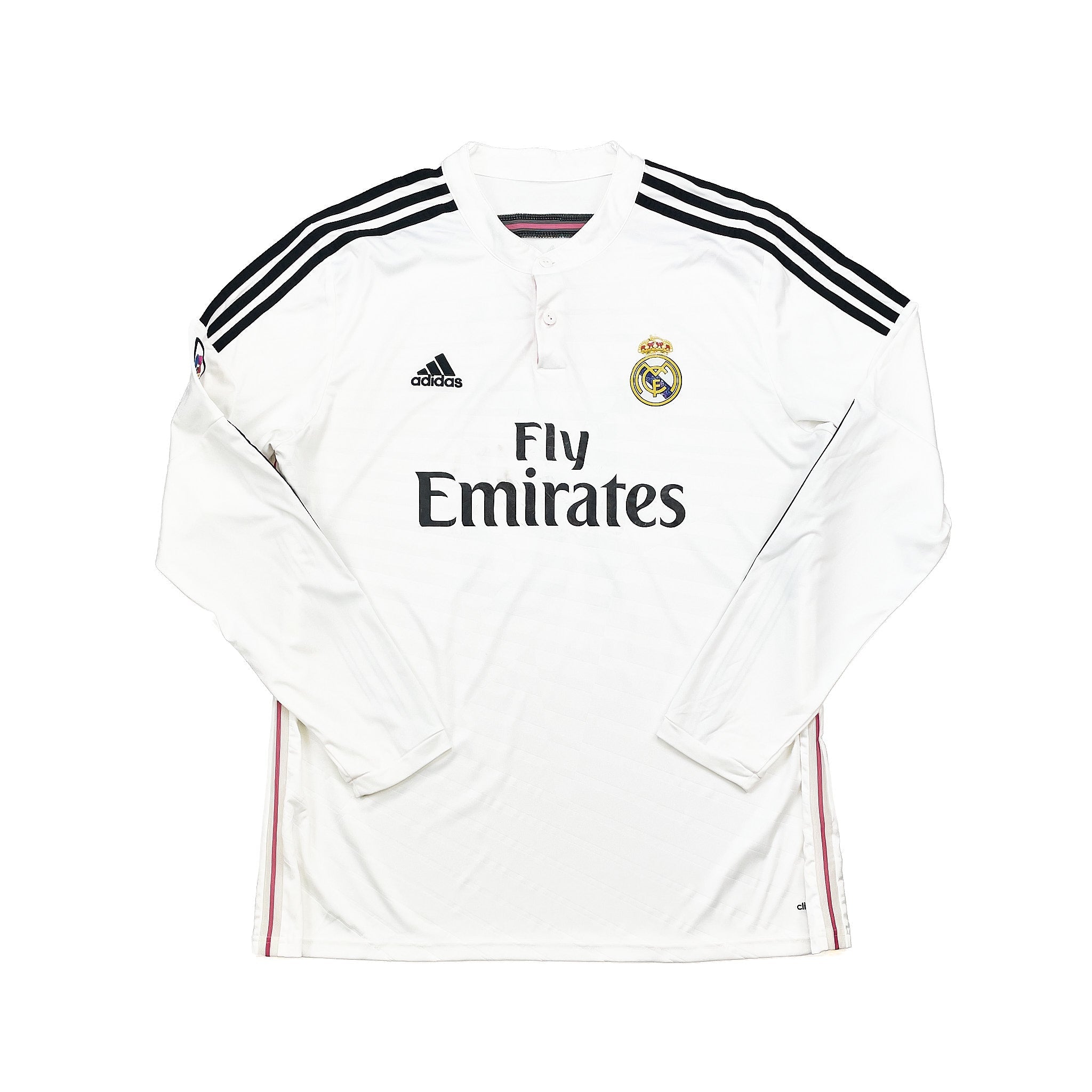 Buy 2014/15 Real Madrid James 10 L/S Home Shirt (XL) Adidas ~ Free worldwide shipping available ~ Authentic Vintage Football Shirts from Cult Kits
