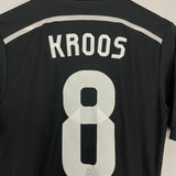 Shop 2014/15 REAL MADRID KROOS #8 AWAY SHIRT (S) ADIDAS, classic football shirts, vintage football shirts & retro soccer jerseys at Cult Kits