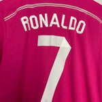 Shop 2014/15 REAL MADRID RONALDO #7 AWAY SHIRT (M) ADIDAS, classic football shirts, vintage football shirts & retro soccer jerseys at Cult Kits