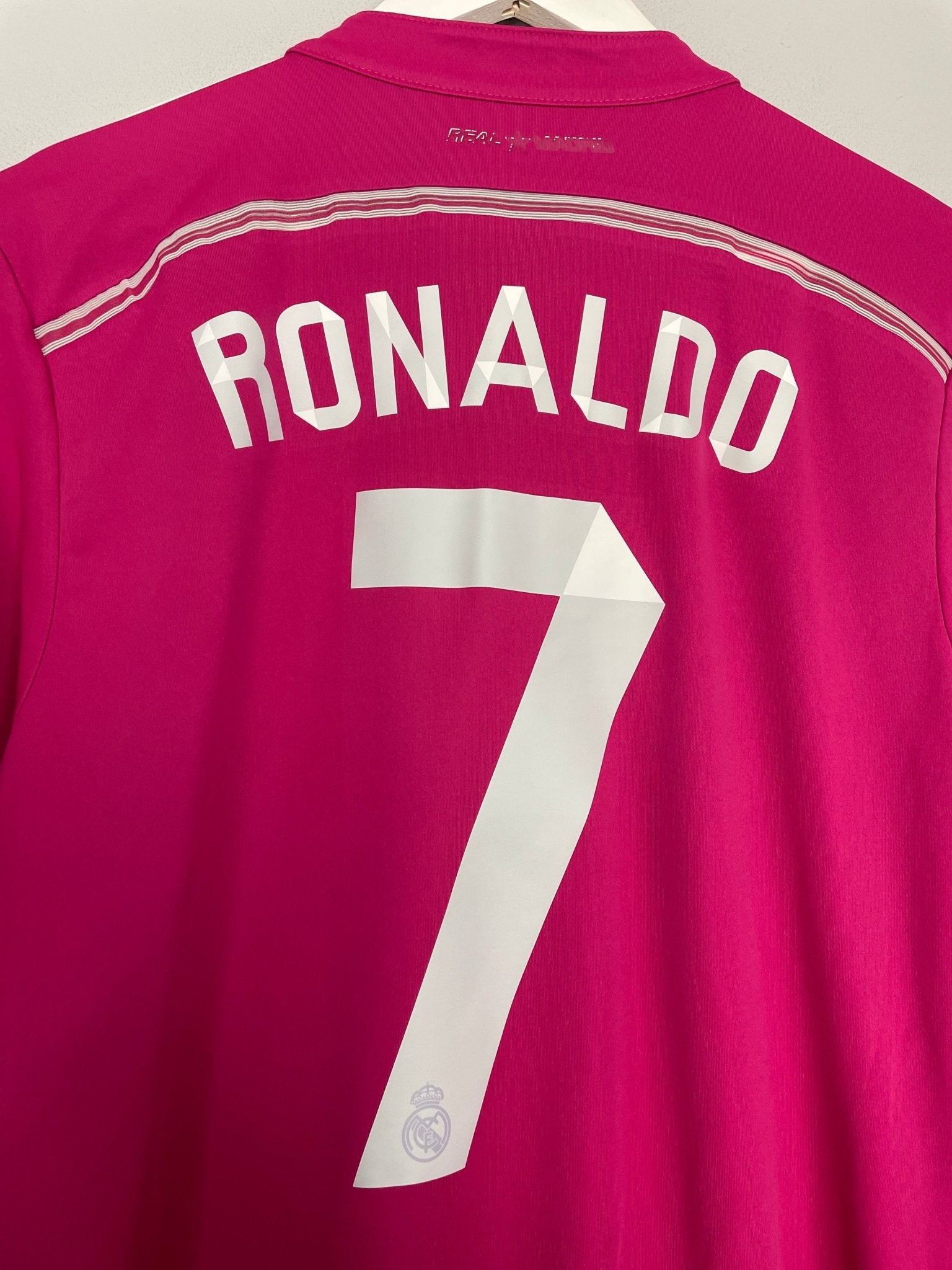 Shop 2014/15 REAL MADRID RONALDO #7 AWAY SHIRT (M) ADIDAS, classic football shirts, vintage football shirts & retro soccer jerseys at Cult Kits