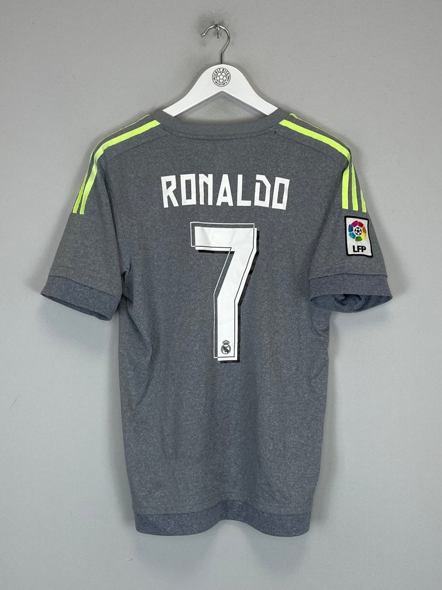 2014/15 REAL MADRID RONALDO 7 AWAY SHIRT (M) ADIDAS - Cult Kits - Medium - Buy Vintage Football Shirts, Authentic Retro Football Shirts For Sale, Classic Football Shirts & Soccer Jersey