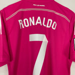 Shop 2014/15 REAL MADRID RONALDO #7 AWAY SHIRT (M) ADIDAS, classic football shirts, vintage football shirts & retro soccer jerseys at Cult Kits