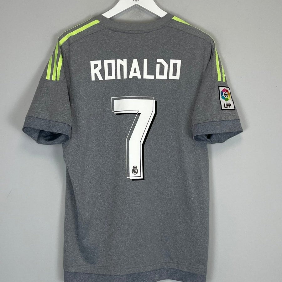 2014/15 REAL MADRID RONALDO 7 AWAY SHIRT (M) ADIDAS - Cult Kits - Medium - Buy Vintage Football Shirts, Authentic Retro Football Shirts For Sale, Classic Football Shirts & Soccer Jersey