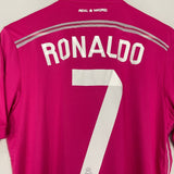 Shop 2014/15 REAL MADRID RONALDO #7 AWAY SHIRT (M) ADIDAS, classic football shirts, vintage football shirts & retro soccer jerseys at Cult Kits