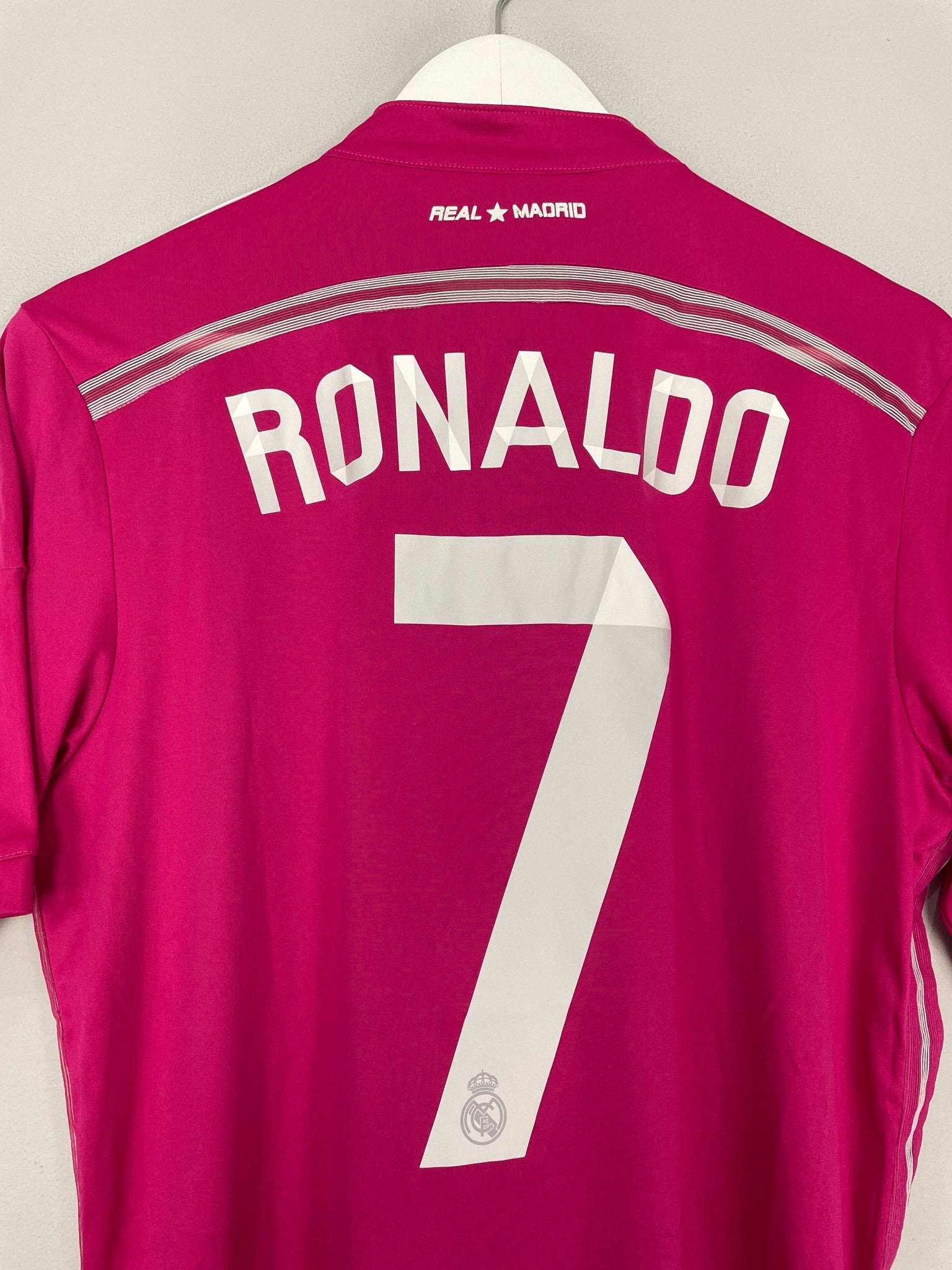 Shop 2014/15 REAL MADRID RONALDO #7 AWAY SHIRT (M) ADIDAS, classic football shirts, vintage football shirts & retro soccer jerseys at Cult Kits