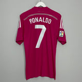 Shop 2014/15 REAL MADRID RONALDO #7 AWAY SHIRT (M) ADIDAS, classic football shirts, vintage football shirts & retro soccer jerseys at Cult Kits
