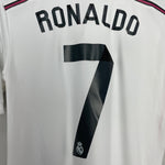 Shop 2014/15 REAL MADRID RONALDO #7 C/L HOME SHIRT (S) ADIDAS, classic football shirts, vintage football shirts & retro soccer jerseys at Cult Kits