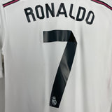 Shop 2014/15 REAL MADRID RONALDO #7 C/L HOME SHIRT (S) ADIDAS, classic football shirts, vintage football shirts & retro soccer jerseys at Cult Kits