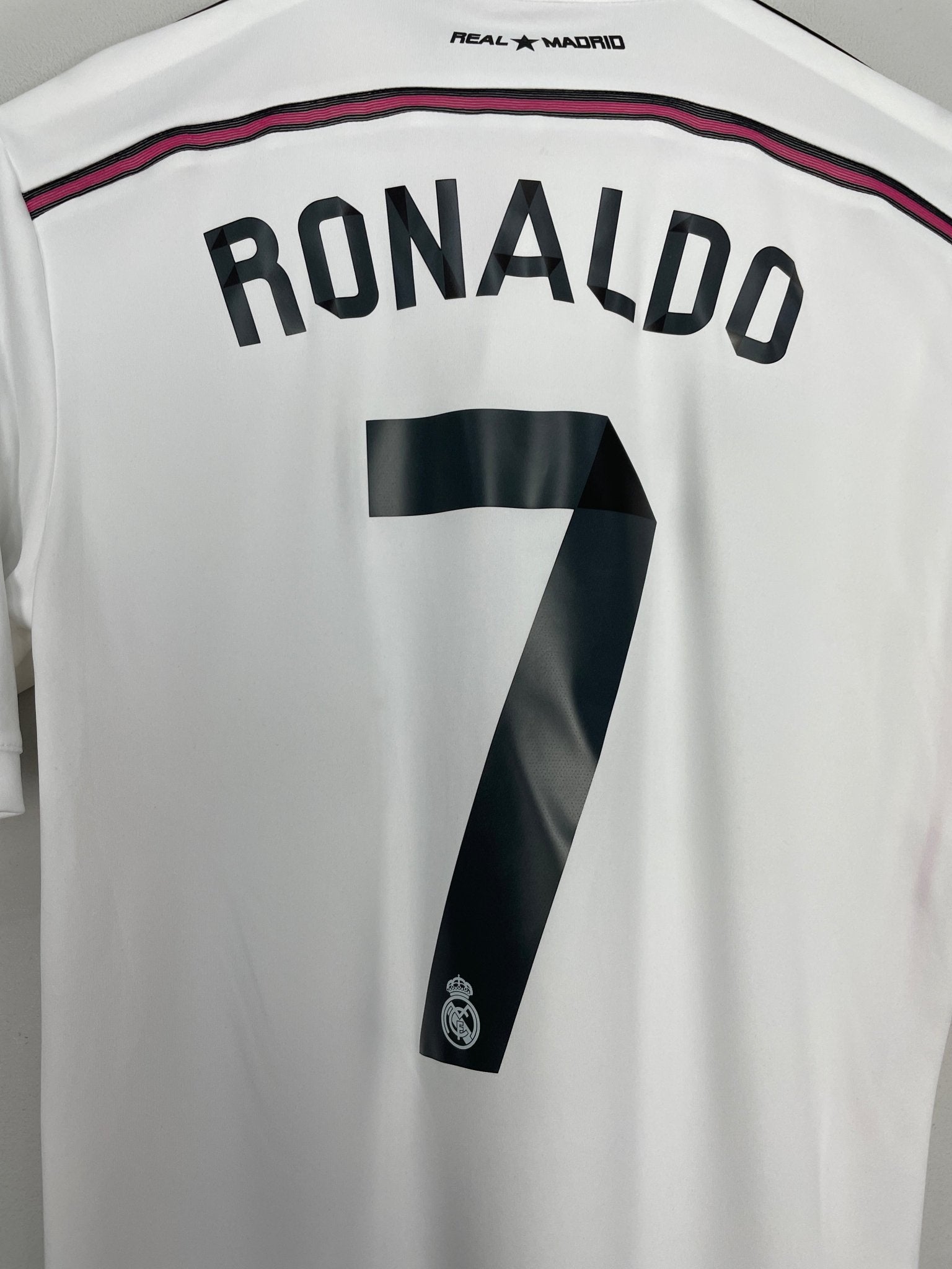 Shop 2014/15 REAL MADRID RONALDO #7 C/L HOME SHIRT (S) ADIDAS, classic football shirts, vintage football shirts & retro soccer jerseys at Cult Kits