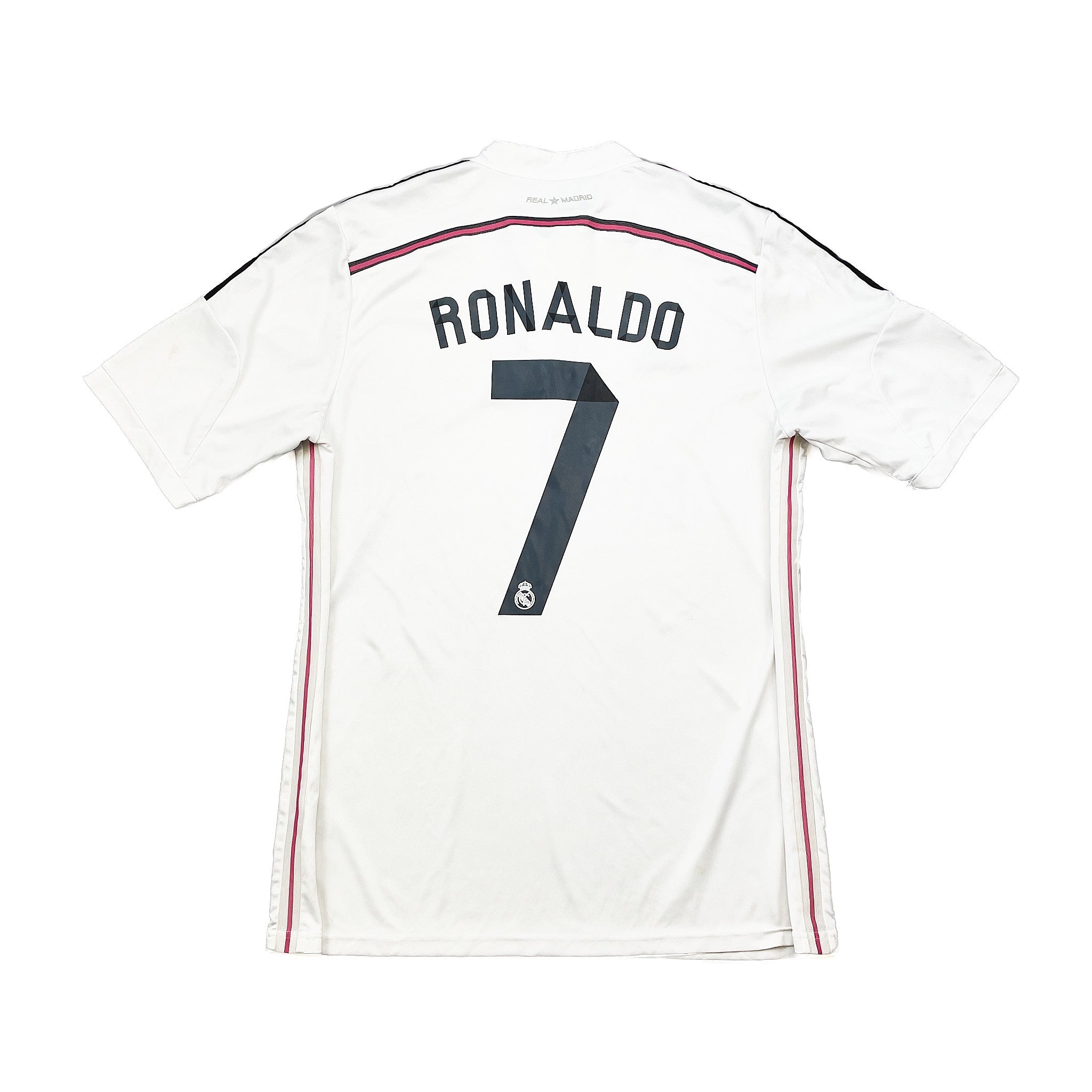 Buy 2014/15 Real Madrid Ronaldo 7 Home Shirt (L) Adidas ~ Free worldwide shipping available ~ Authentic Vintage Football Shirts from Cult Kits