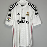 2014/15 REAL MADRID RONALDO 7 HOME SHIRT (M) ADIDAS - Cult Kits - Medium - Buy Vintage Football Shirts, Authentic Retro Football Shirts For Sale, Classic Football Shirts & Soccer Jersey