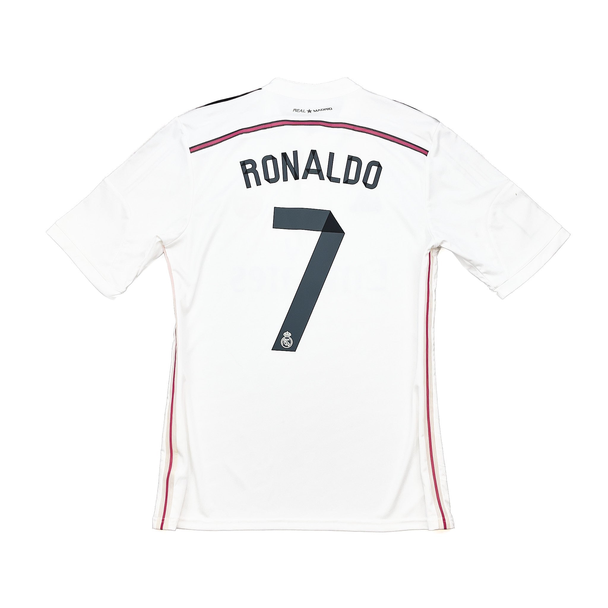 Buy 2014/15 Real Madrid Ronaldo 7 Home Shirt (M) Adidas ~ Free worldwide shipping ~ Authentic Vintage Football Shirts from Cult Kits