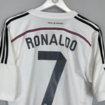 2014/15 REAL MADRID RONALDO 7 HOME SHIRT (M) ADIDAS - Cult Kits - Medium - Buy Vintage Football Shirts, Authentic Retro Football Shirts For Sale, Classic Football Shirts & Soccer Jersey