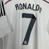 Shop 2014/15 REAL MADRID RONALDO #7 HOME SHIRT (XL) ADIDAS, classic football shirts, vintage football shirts & retro soccer jerseys at Cult Kits