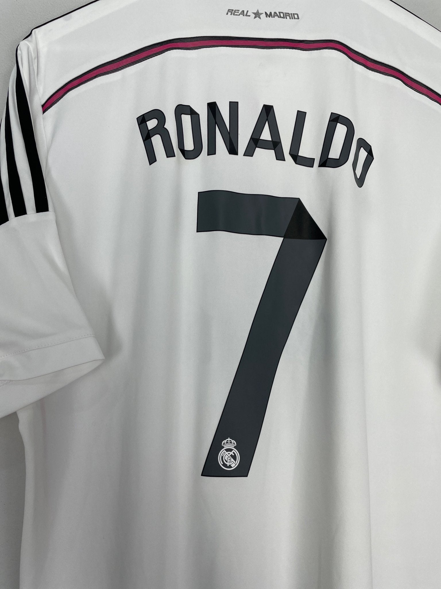 Shop 2014/15 REAL MADRID RONALDO #7 HOME SHIRT (XL) ADIDAS, classic football shirts, vintage football shirts & retro soccer jerseys at Cult Kits