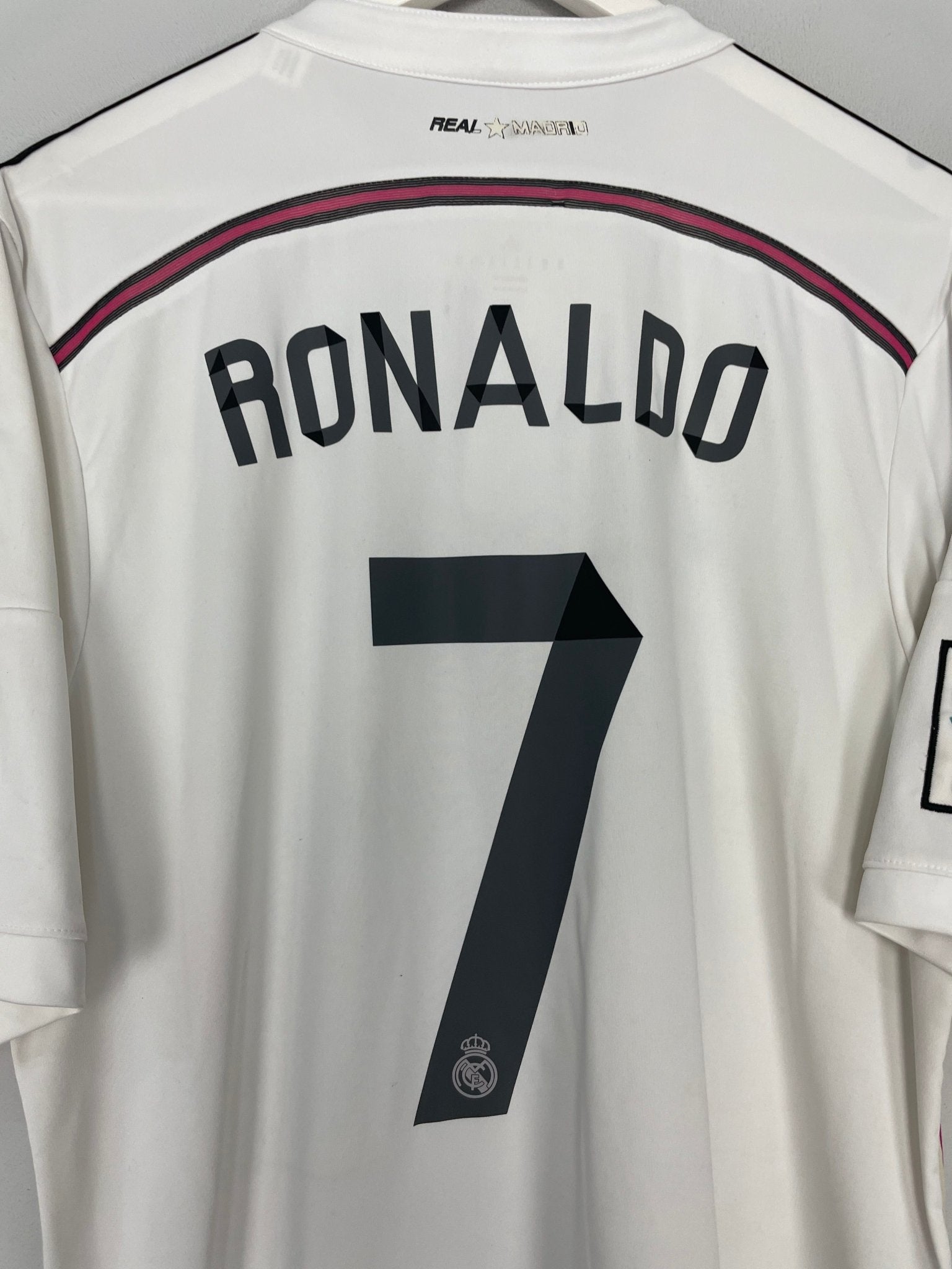 Shop 2014/15 REAL MADRID RONALDO #7 HOME SHIRT (XL) ADIDAS, classic football shirts, vintage football shirts & retro soccer jerseys at Cult Kits