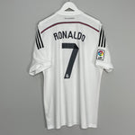 Shop 2014/15 REAL MADRID RONALDO #7 HOME SHIRT (XL) ADIDAS, classic football shirts, vintage football shirts & retro soccer jerseys at Cult Kits