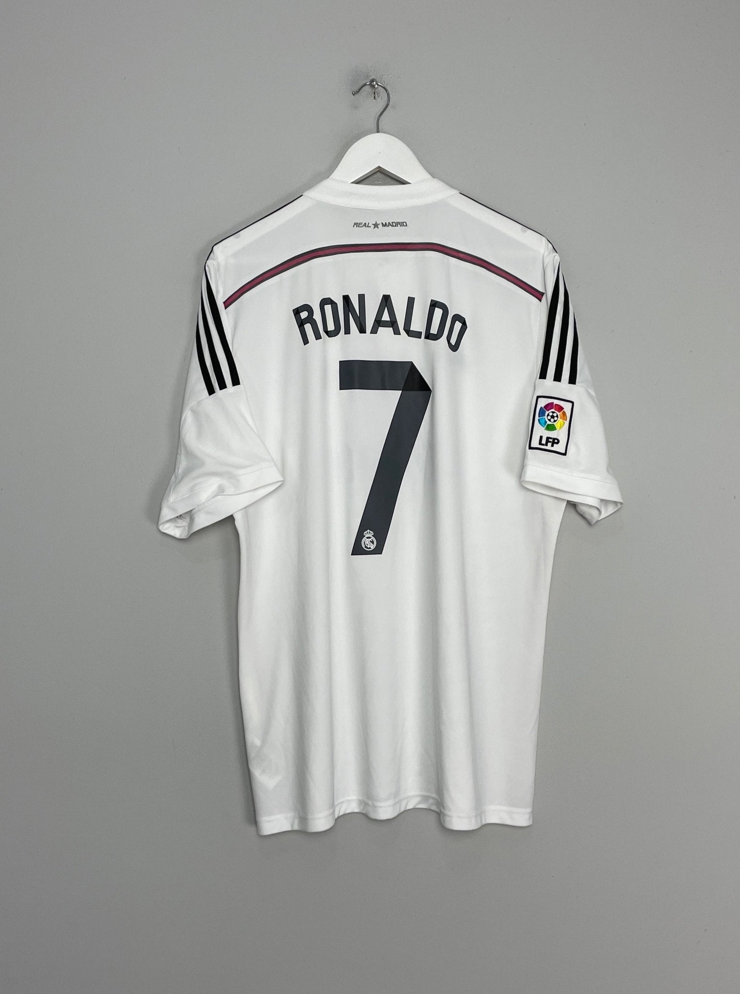 Shop 2014/15 REAL MADRID RONALDO #7 HOME SHIRT (XL) ADIDAS, classic football shirts, vintage football shirts & retro soccer jerseys at Cult Kits