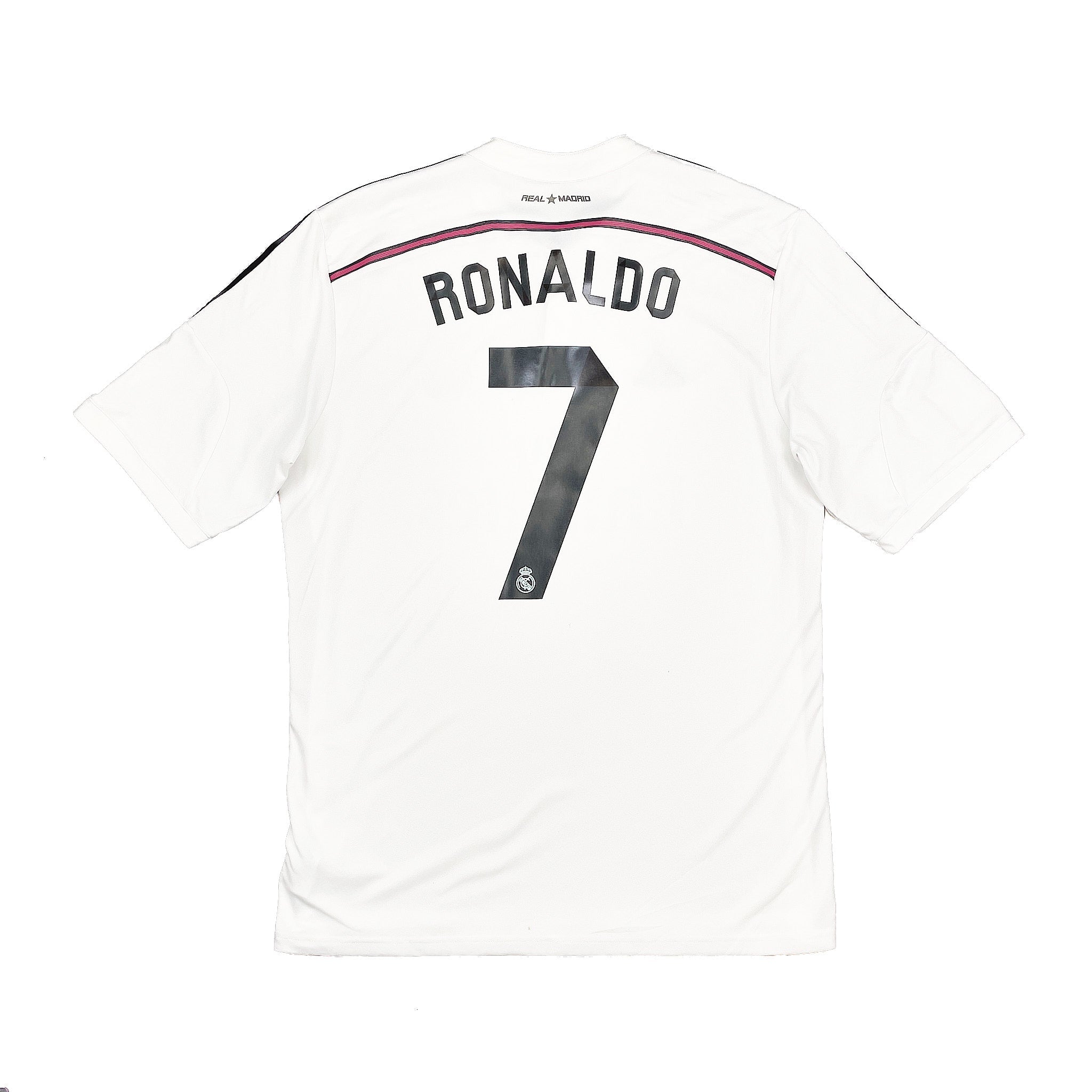 Buy 2014/15 REAL MADRID RONALDO 7 HOME SHIRT (XL) ADIDAS ~ Free worldwide shipping available ~ Authentic Vintage Football Shirts from Cult Kits