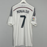 Shop 2014/15 REAL MADRID RONALDO #7 HOME SHIRT (XL) ADIDAS, classic football shirts, vintage football shirts & retro soccer jerseys at Cult Kits