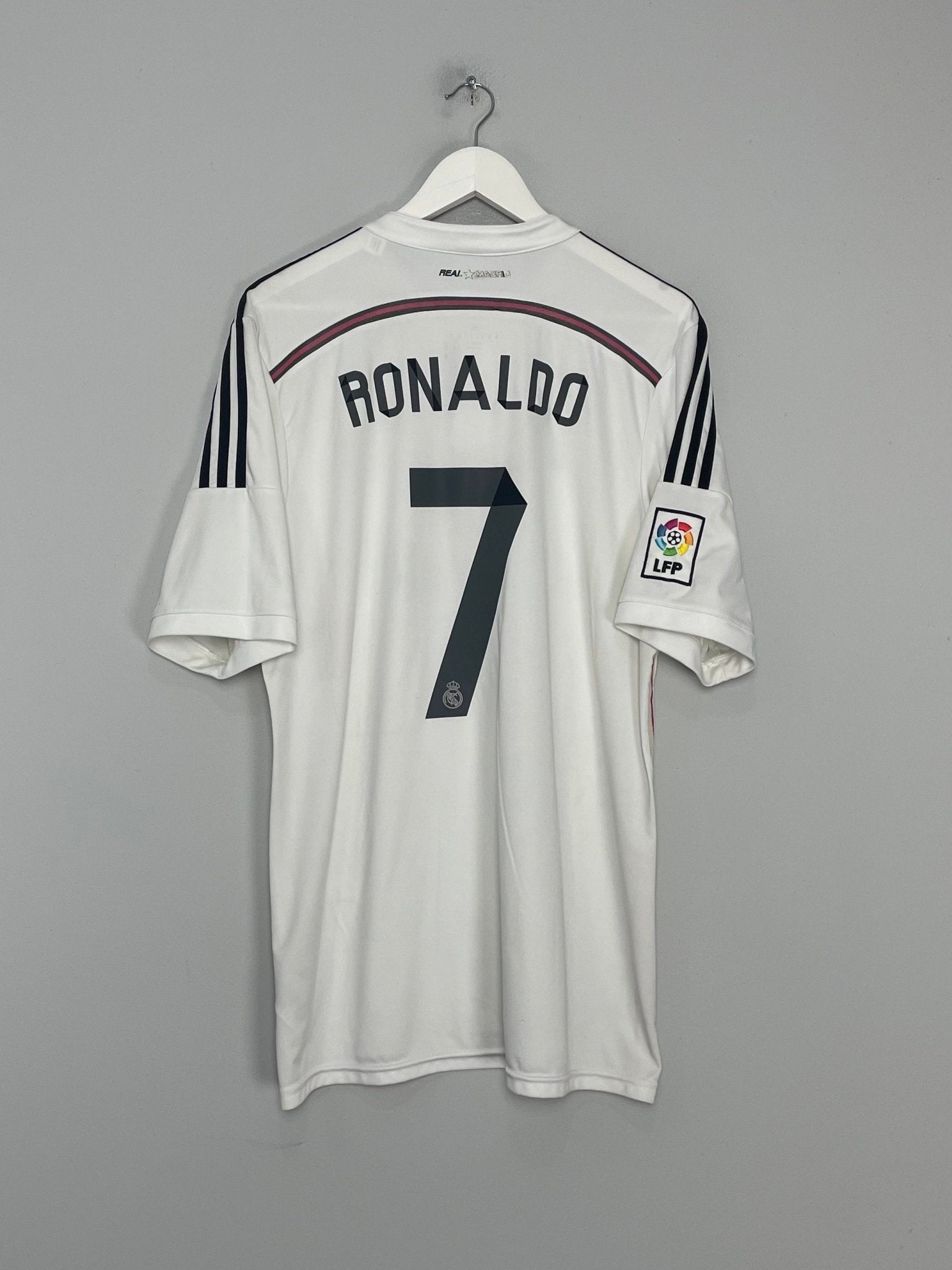 Shop 2014/15 REAL MADRID RONALDO #7 HOME SHIRT (XL) ADIDAS, classic football shirts, vintage football shirts & retro soccer jerseys at Cult Kits