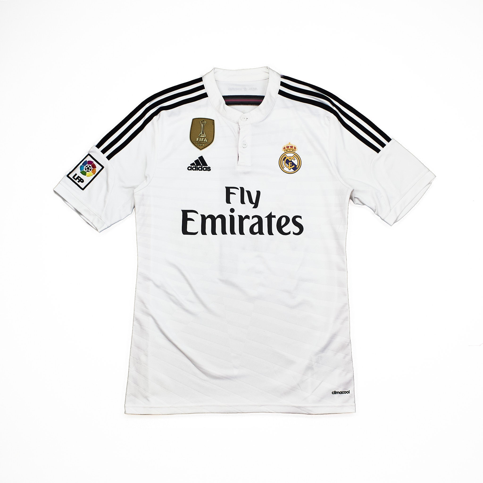 Buy 2014/15 Real Madrid Sergio Ramos 4 Home Shirt (M) Adidas ~ Free worldwide shipping ~ Authentic Vintage Football Shirts from Cult Kits