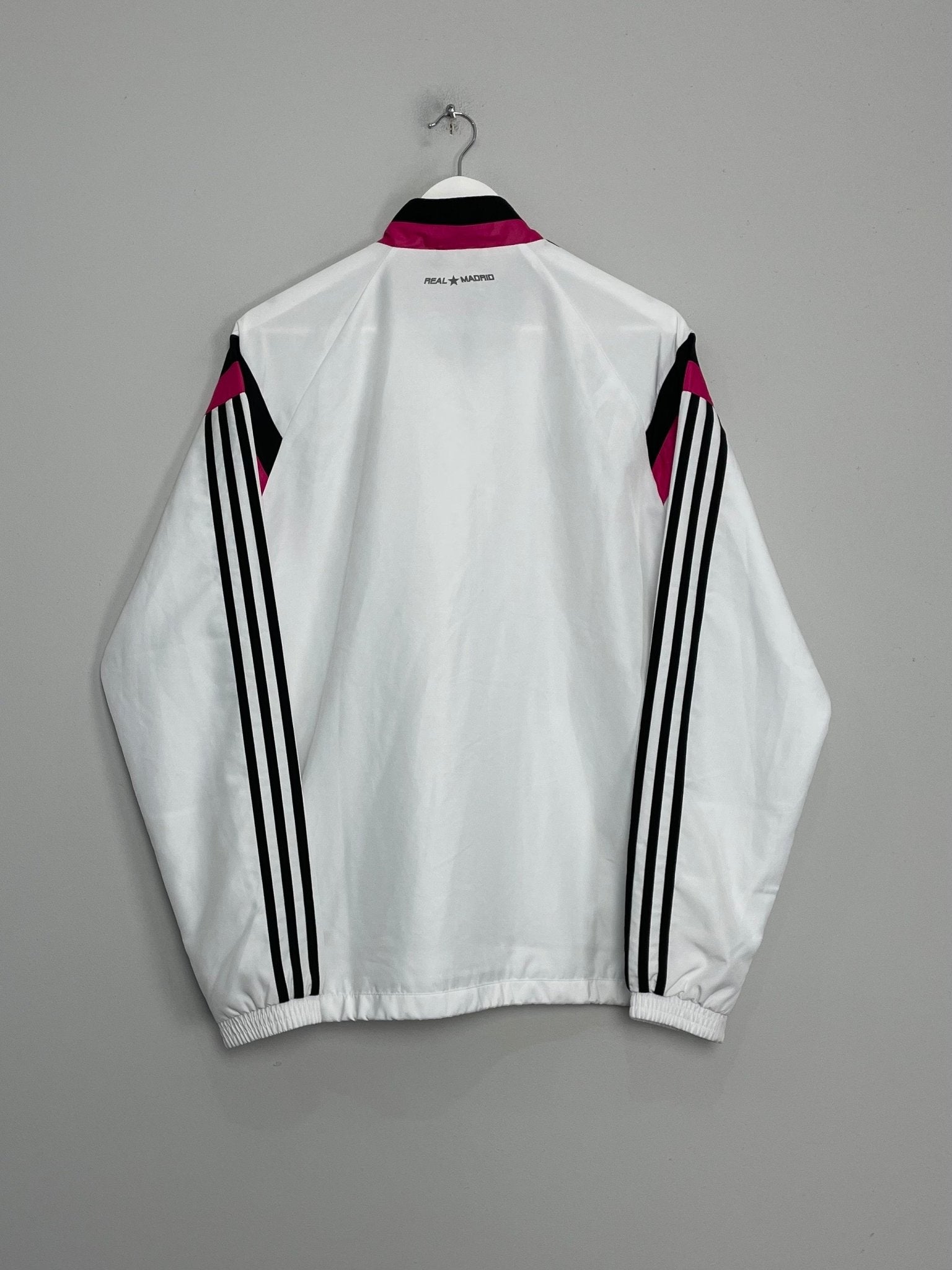 Shop 2014/15 REAL MADRID TRACK JACKET (L) ADIDAS, classic football shirts, vintage football shirts & retro soccer jerseys at Cult Kits